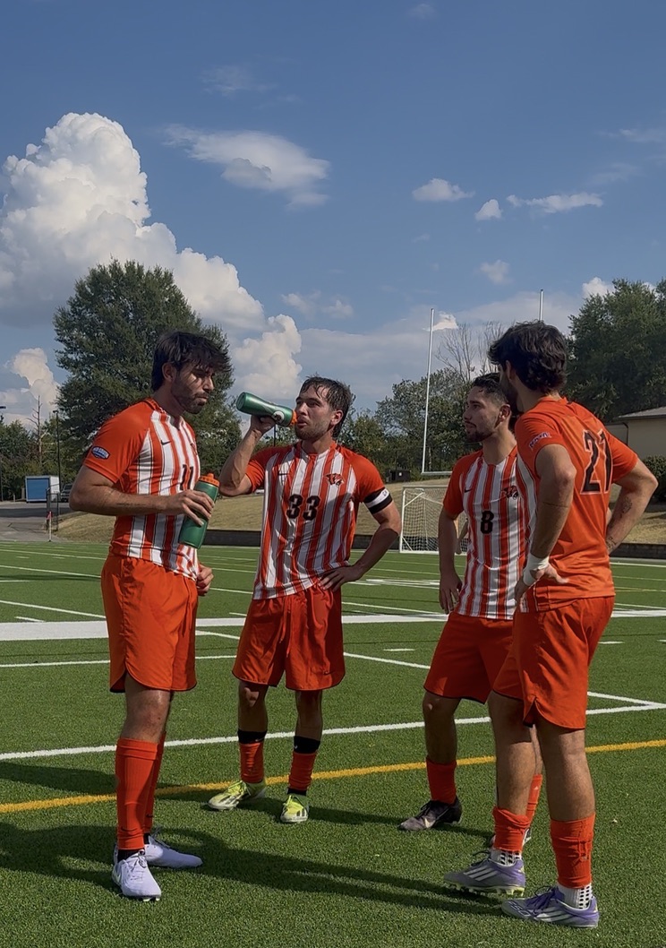 Equipo de fútbol en cancha